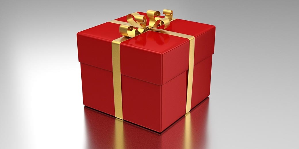 А какой подарок получите вы?